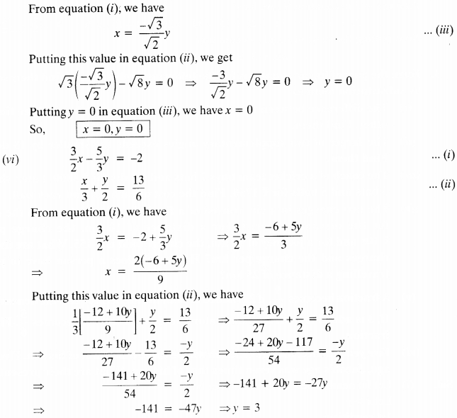 NCERT Solutions for Class 10 Maths Chapter 3 Pair of Linear Equations in Two Variables 33